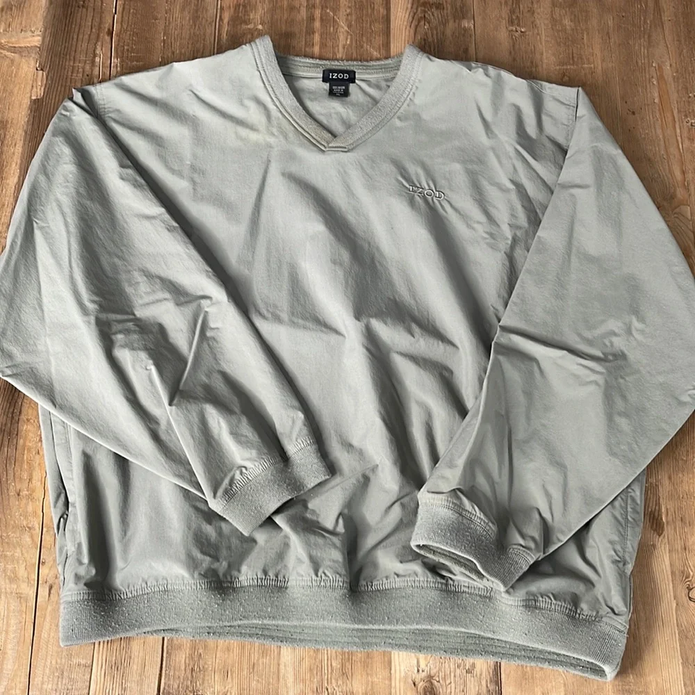 Vintage Izod Golf Pullover Windbreaker